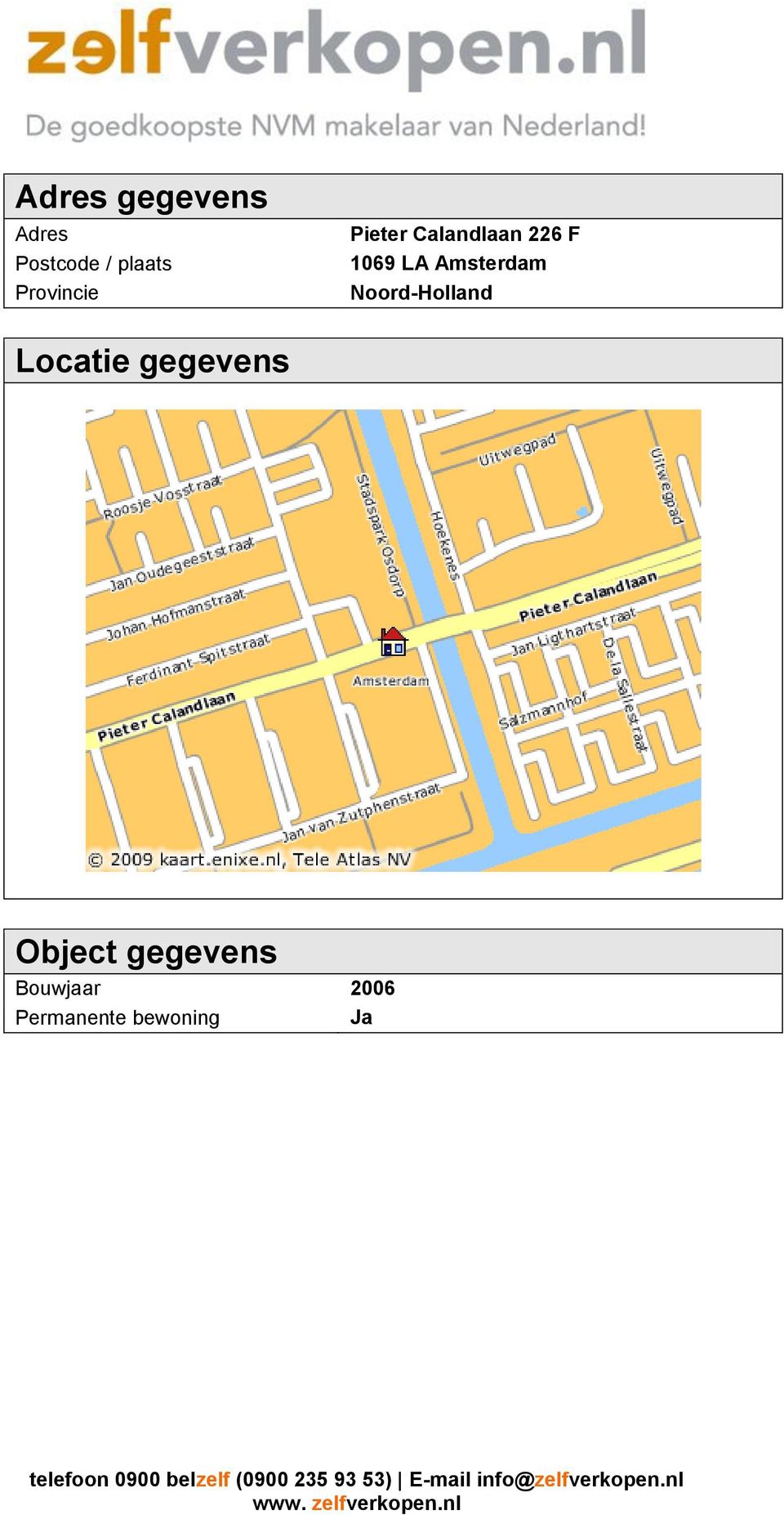 Amsterdam Noord-Holland Locatie gegevens
