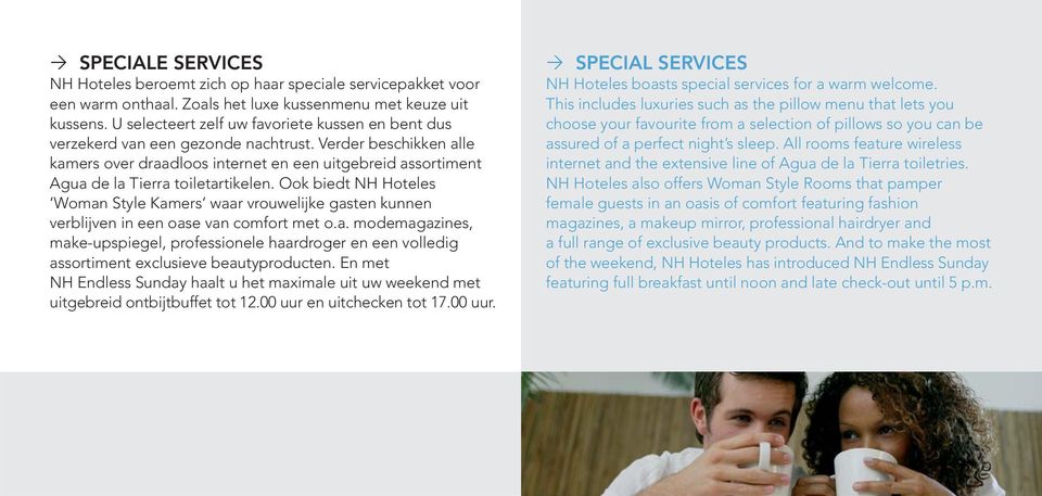 Verder beschikken alle kamers over draadloos internet en een uitgebreid assortiment Agua de la Tierra toiletartikelen.