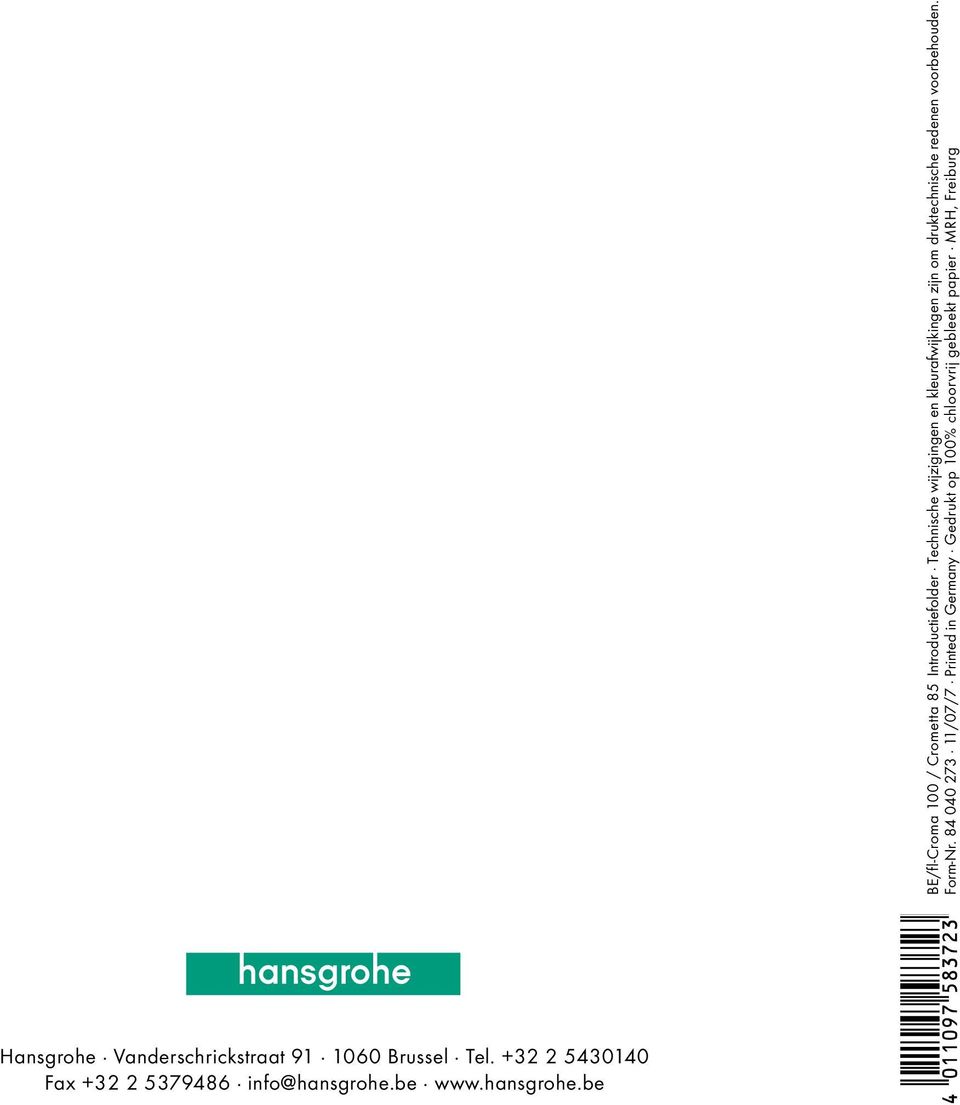 be www.hansgrohe.
