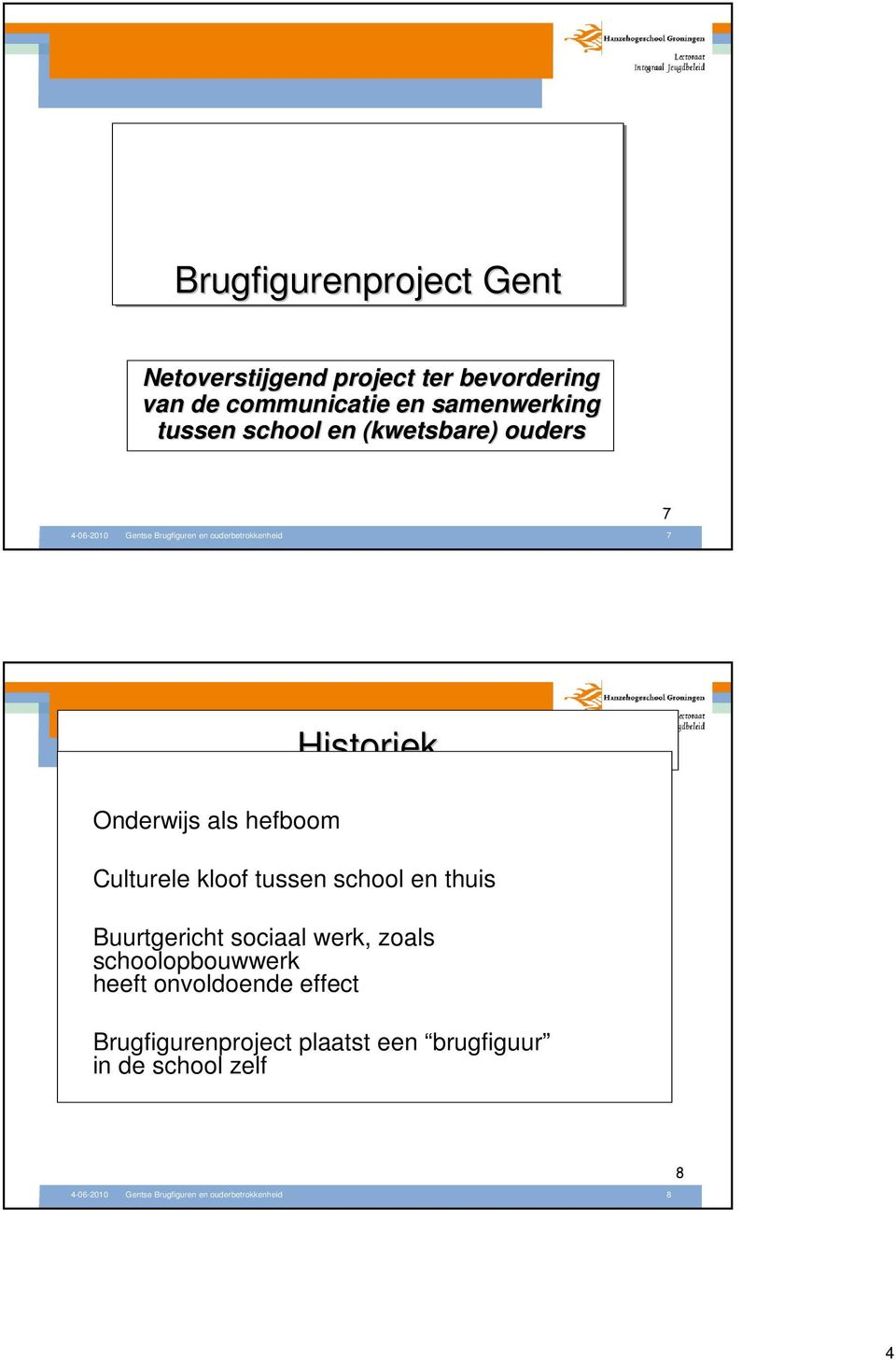 Culturele kloof tussen school en thuis Buurtgericht sociaal werk, zoals schoolopbouwwerk heeft onvoldoende effect