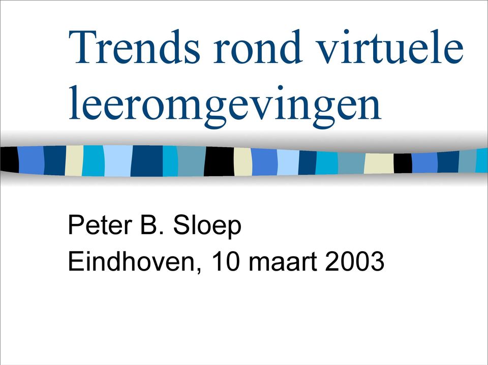 leeromgevingen