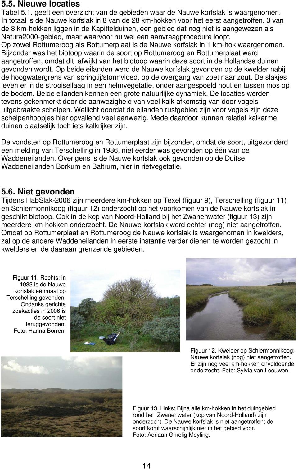 Op zowel Rottumeroog als Rottumerplaat is de Nauwe korfslak in 1 km-hok waargenomen.