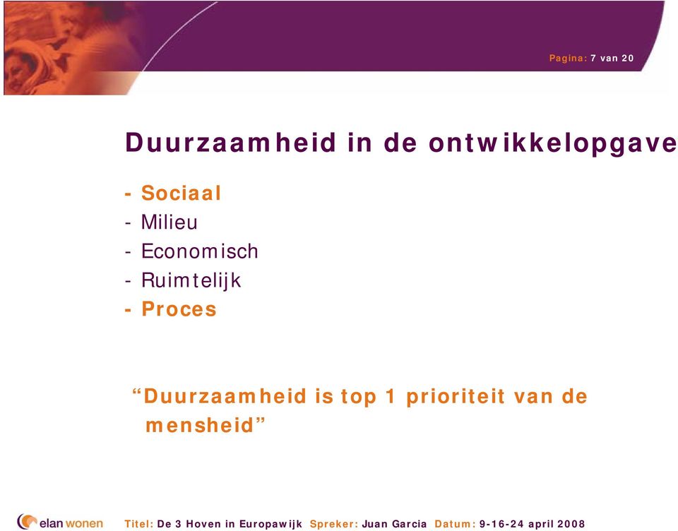 -Economisch - Ruimtelijk -Proces