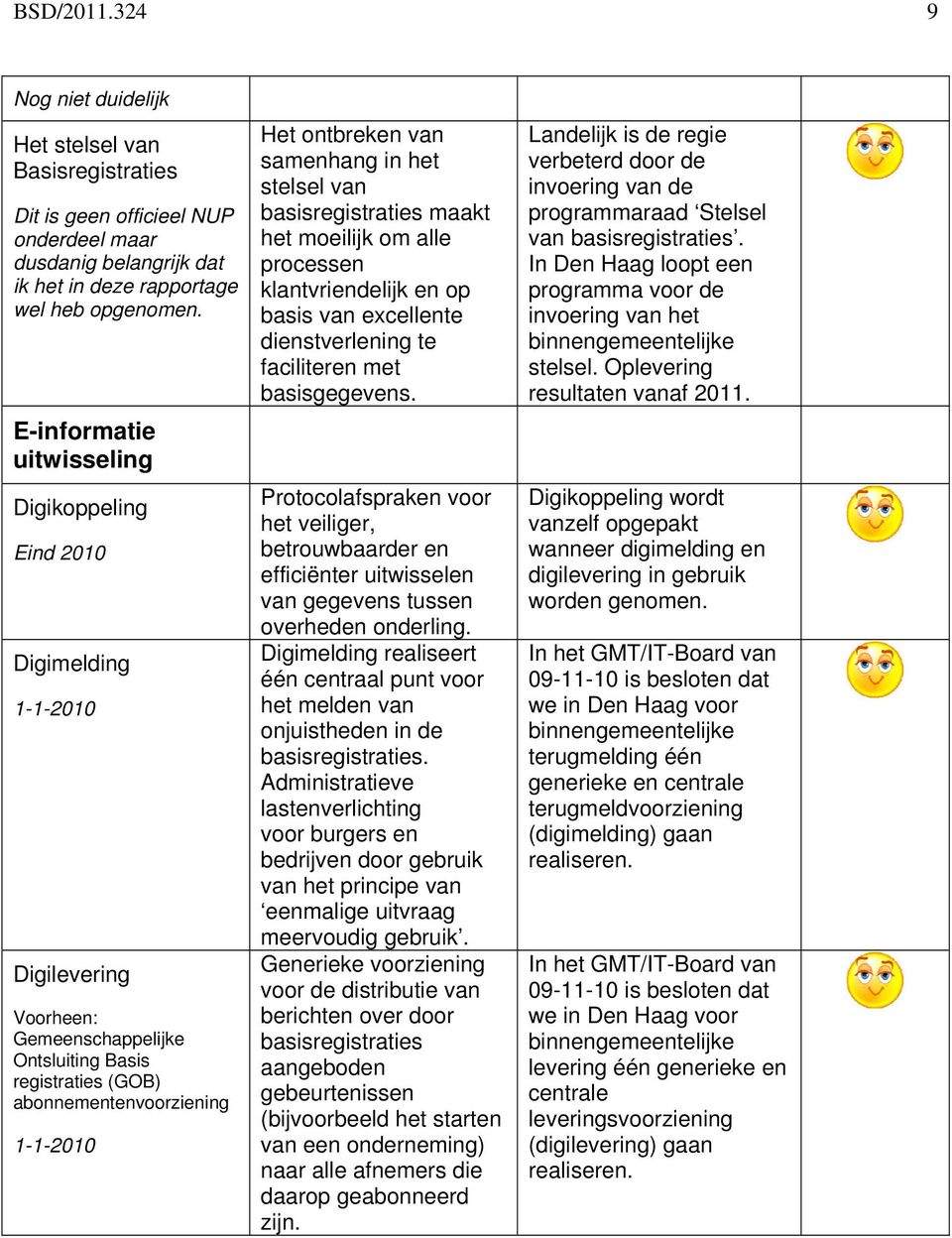 van samenhang in het stelsel van basisregistraties maakt het moeilijk om alle processen klantvriendelijk en op basis van excellente dienstverlening te faciliteren met basisgegevens.