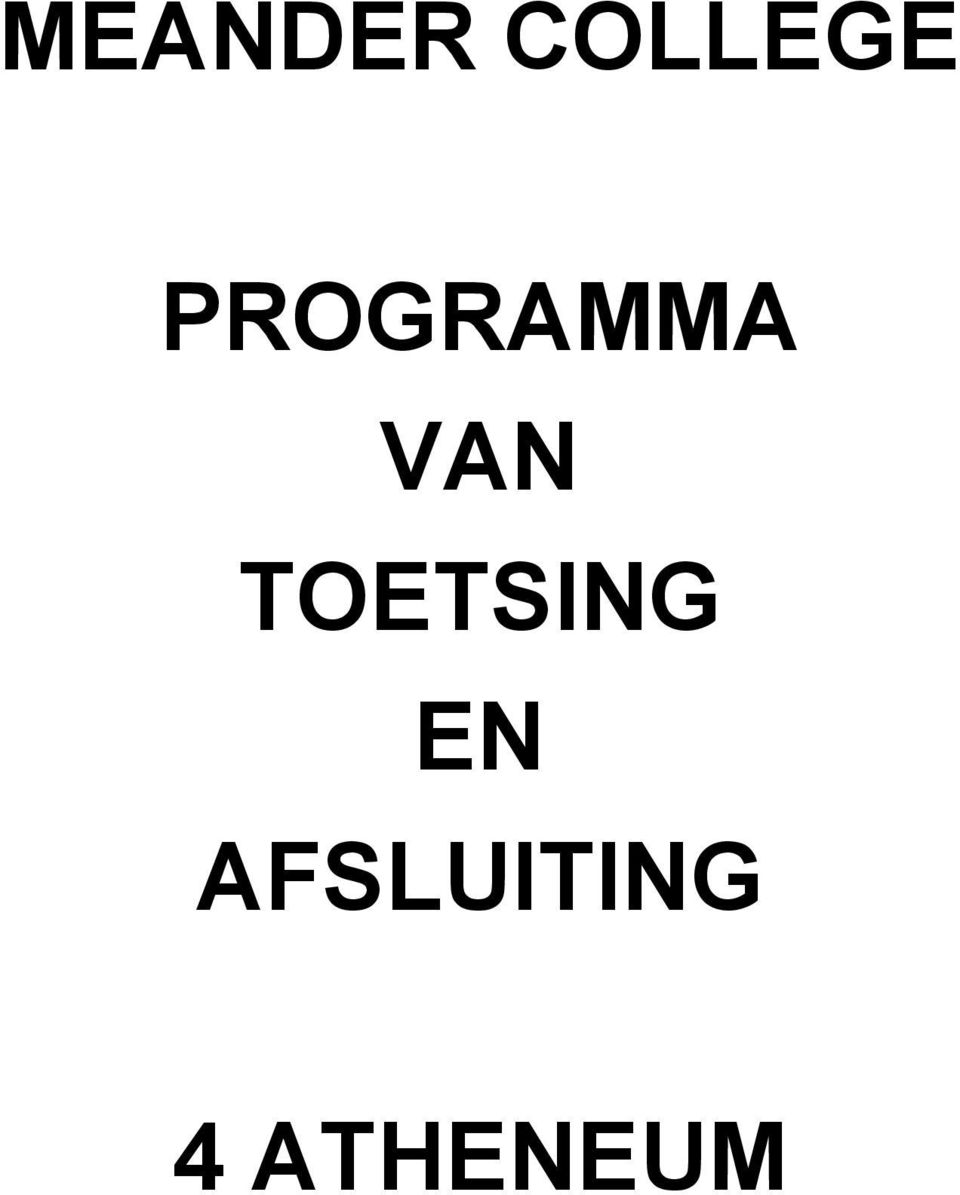 TOETSING EN