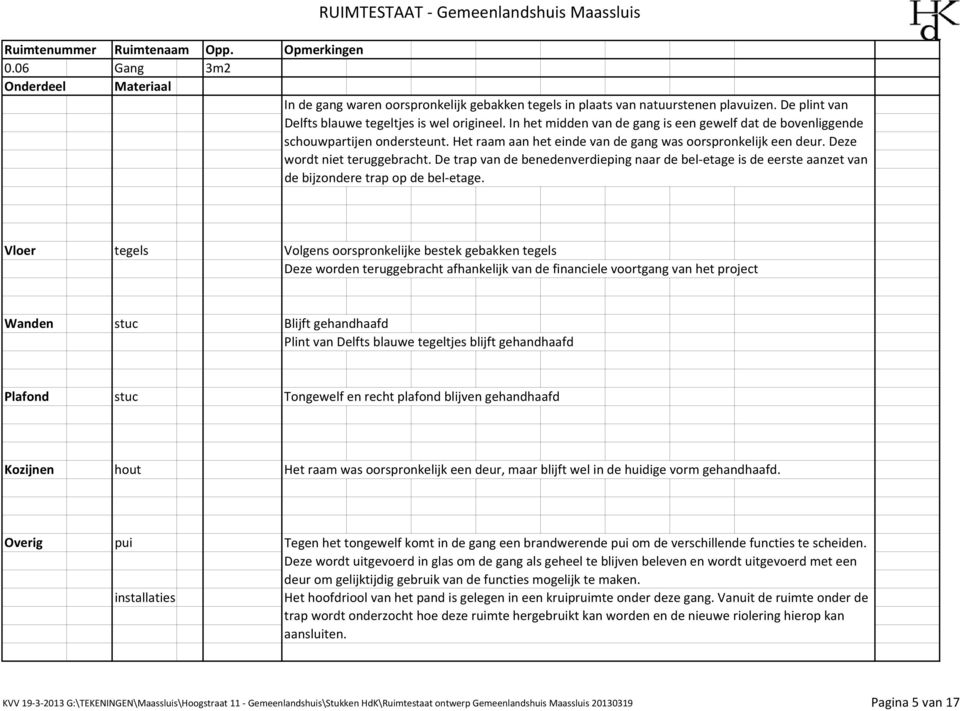 De trap van de benedenverdieping naar de bel etage is de eerste aanzet van de bijzondere trap op de bel etage.