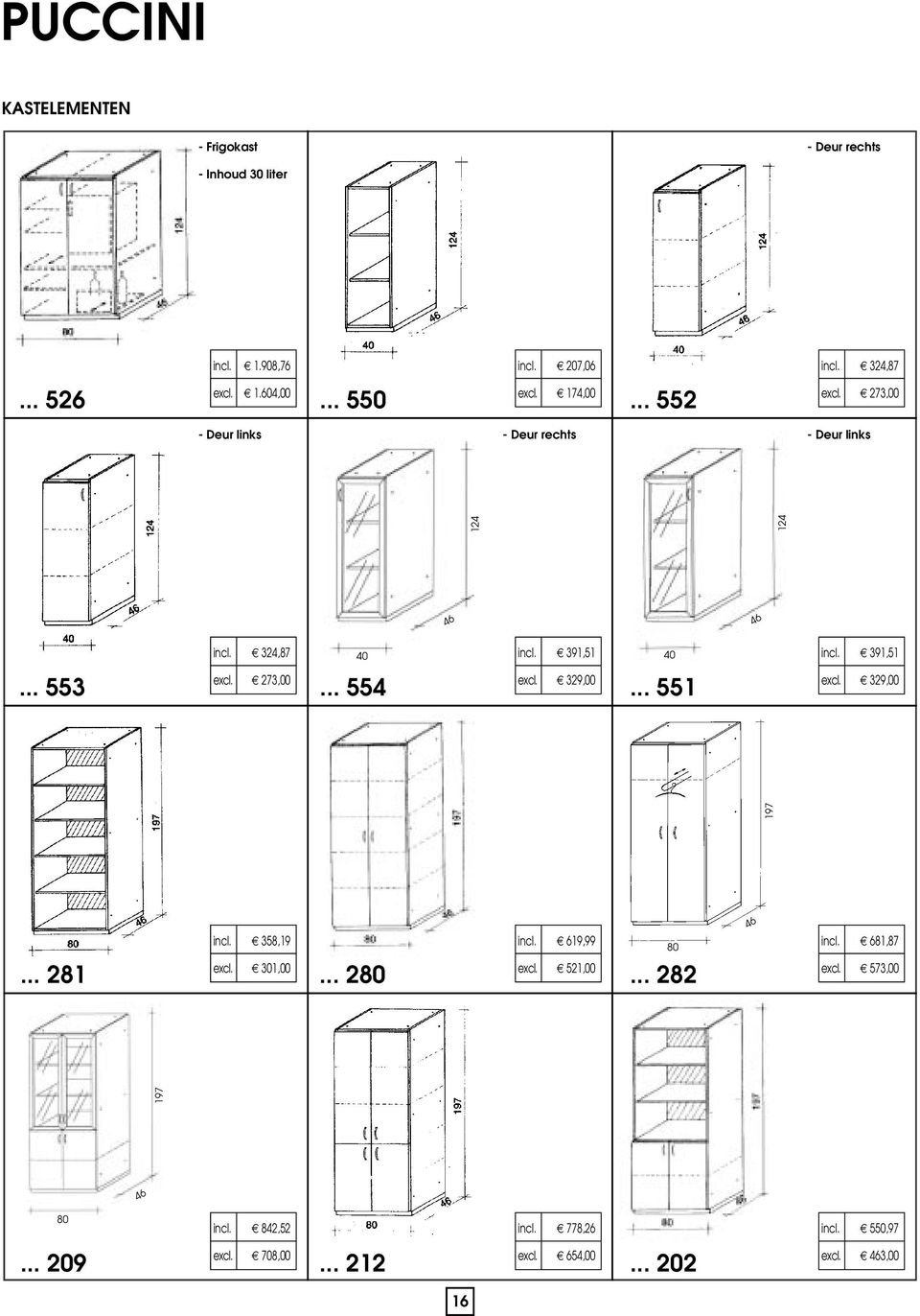 391,51... 553 excl. 273,00... 554 excl. 329,00... 551 excl. 329,00... 281... 2... 282 197 197 46 incl. 358,19 incl. 619,99 incl.