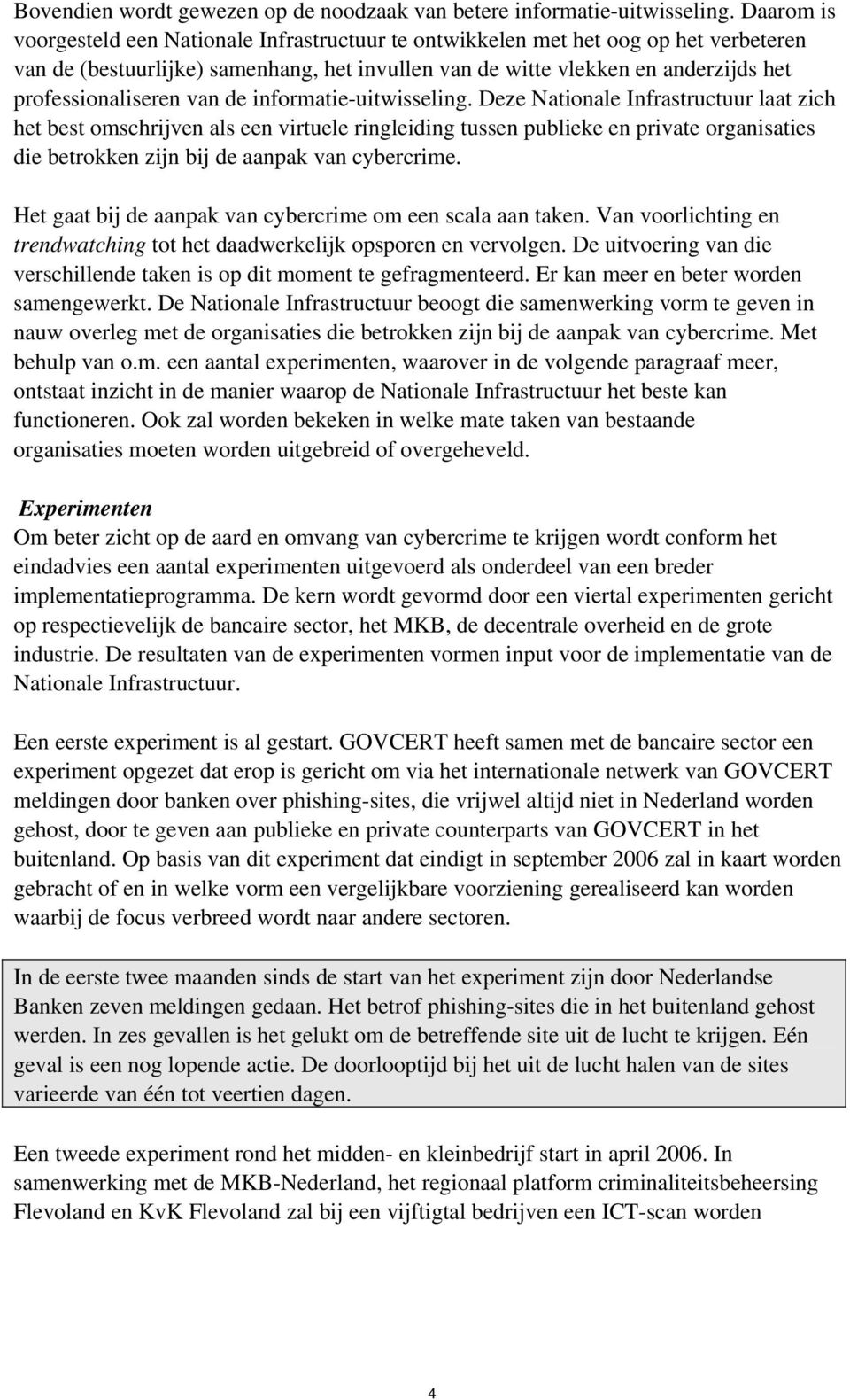 van de informatie-uitwisseling.