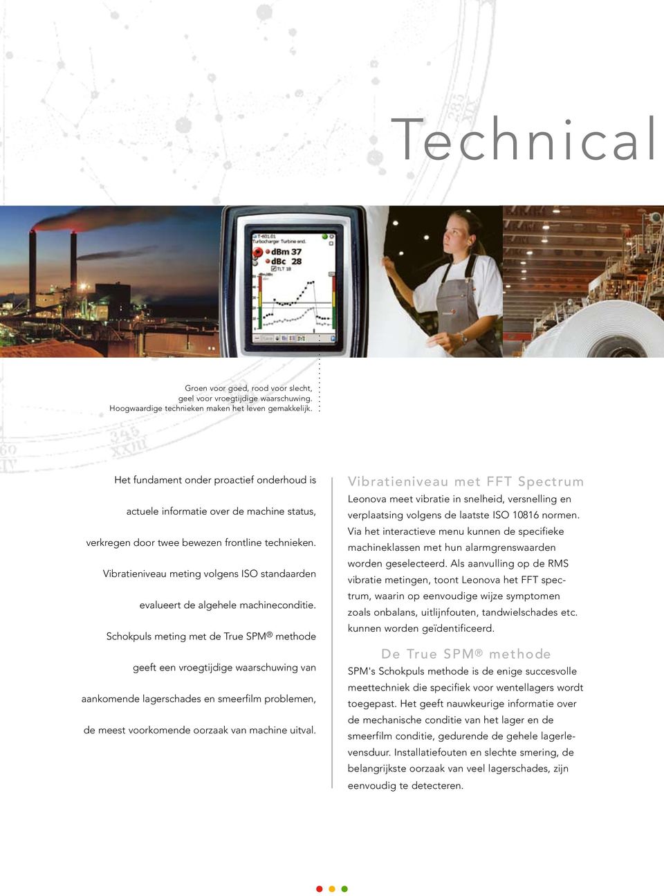 Vibratieniveau meting volgens ISO standaarden evalueert de algehele machineconditie.