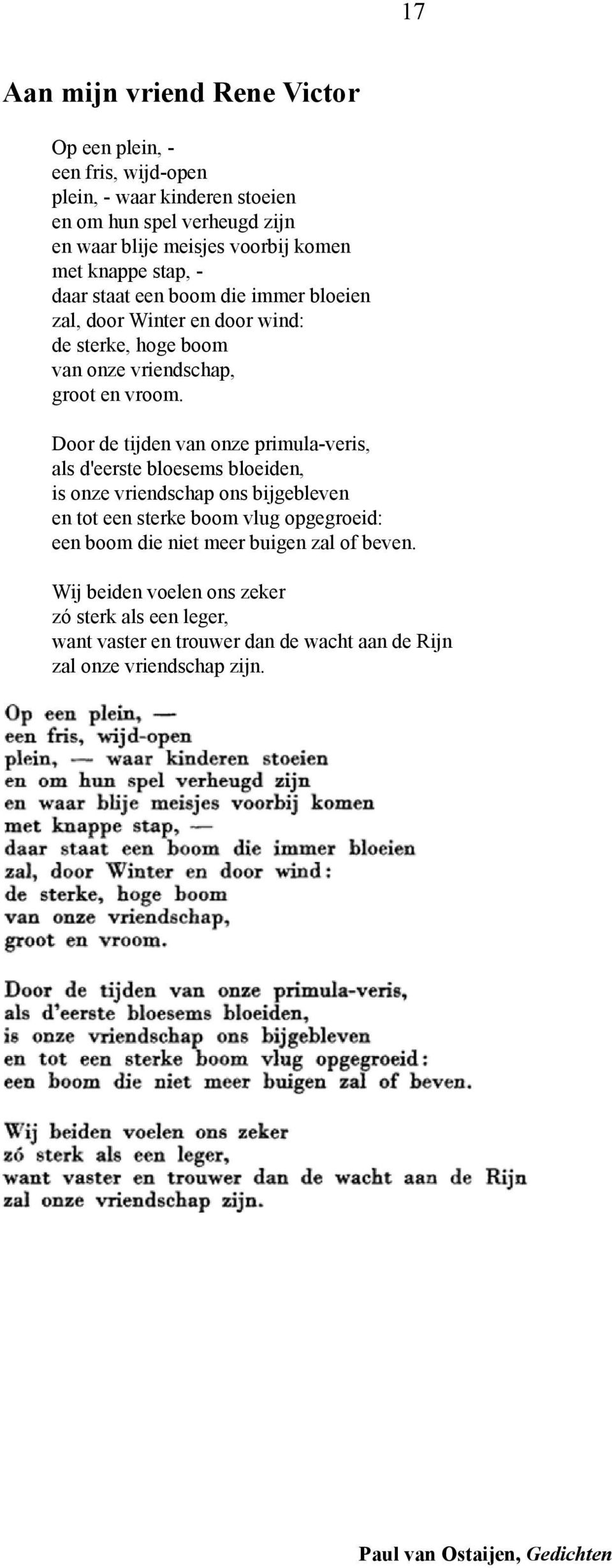 Ongekend Gedichten. Paul van Ostaijen. Editie Gaston Burssens. Zie voor TH-07