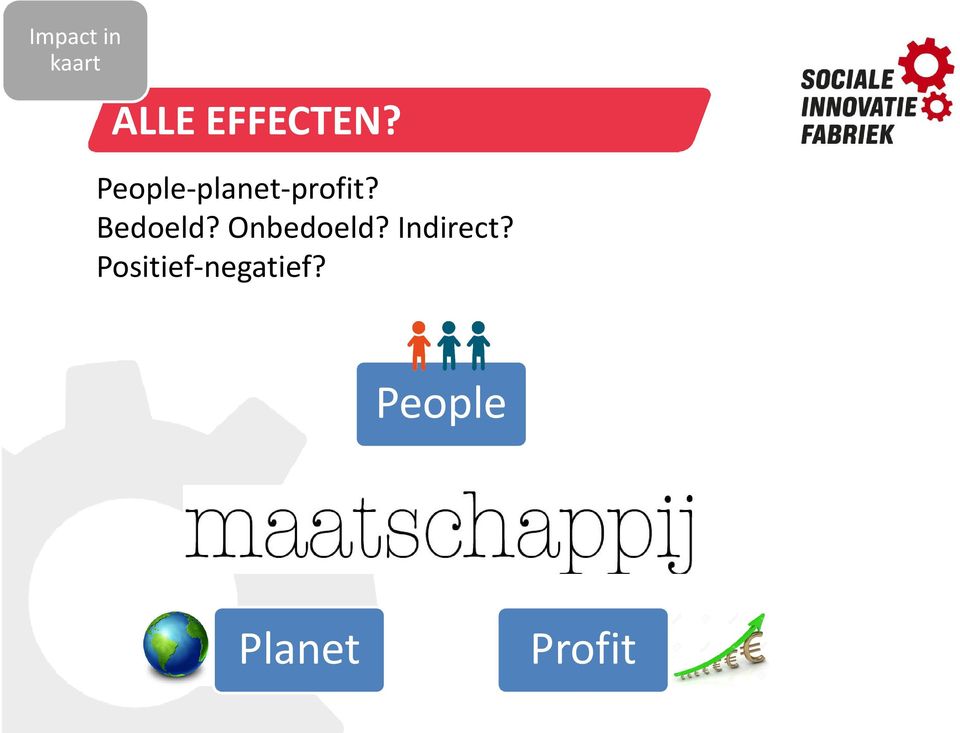 People-planet-profit? Bedoeld?