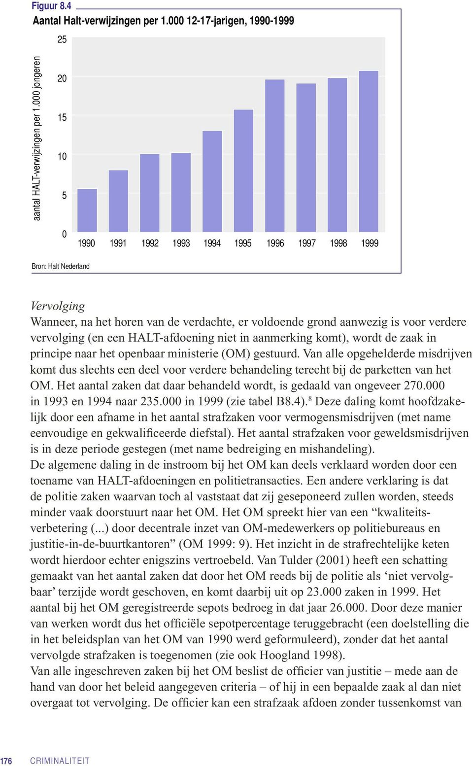 vervolging (en een HALT-afdoening niet in aanmerking komt), wordt de zaak in principe naar het openbaar ministerie (OM) gestuurd.