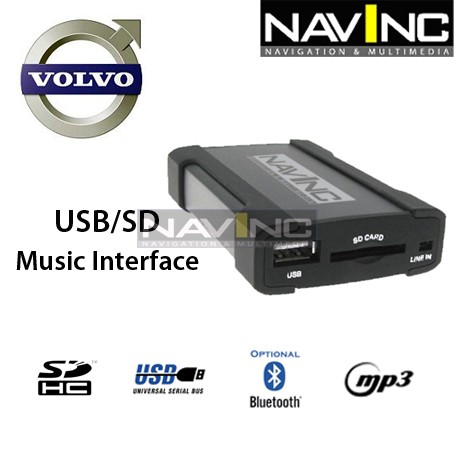 Volvo USB/SD interface 8-pins wisselaar aansluiting Art.