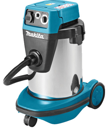 MAKITA HR4510C COMBIHAMER IN COMBINATIE MET MAKITA 195886-2 STOFAFZUIGADAPTER EN VC3210L STOFZUIGER Makita HR4510C comb