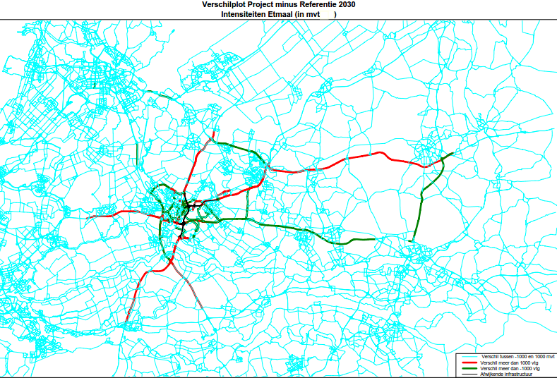 A27/A12 Ring Utrecht - Verkeer Deelrapport Deelrapport Verkeer bij maart het 2016 MER 22 maart 2016 Door het wegnemen van de zware file voor knooppunt Rijnsweerd op de noordbaan van de A28, wordt