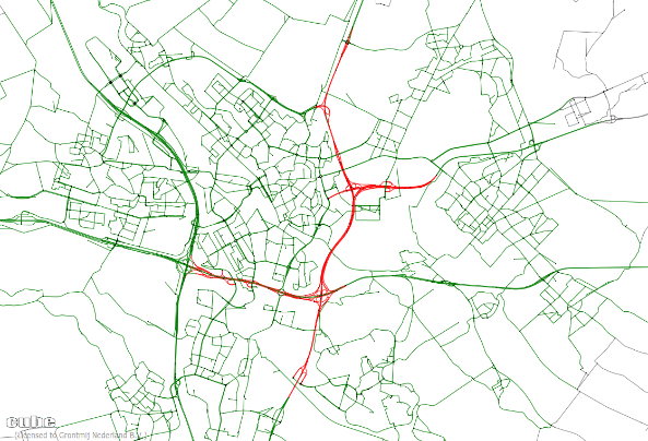 A27/A12 Ring Utrecht - Verkeer Deelrapport Deelrapport Verkeer bij maart het 2016 MER 19 februari 2016 Figuur 1.6: Projecttracé (HWN) (rood), zoals in model gedefinieerd t.b.v.