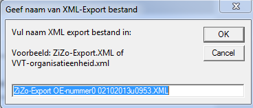 k) Indien het B- en/of C-formulier zonder fouten is geimporteerd, kan vervolgens het XML-bestand aangemaakt worden.