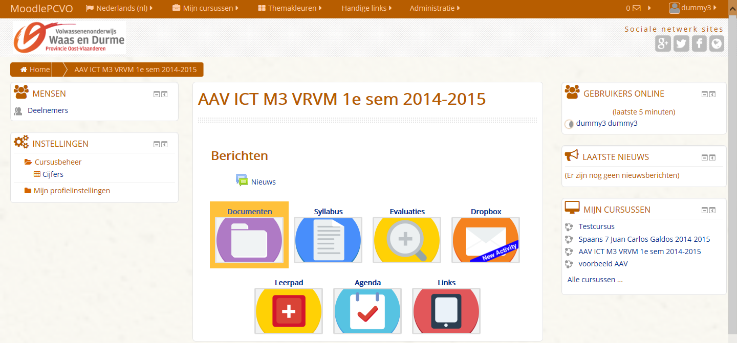 1.5. Cijfers en Feedback Je kan op elk moment je behaalde punten voor de verschillende taken/toetsen/attitude bekijken in Moodle.