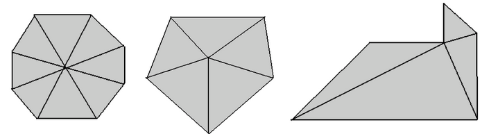 Het voorstellen van oppervlakken als aan elkaar geplakte veelhoeken kent een lange traditie. Oppervlakken als de kubus staan al veel langer in de belangstelling van wiskundigen.