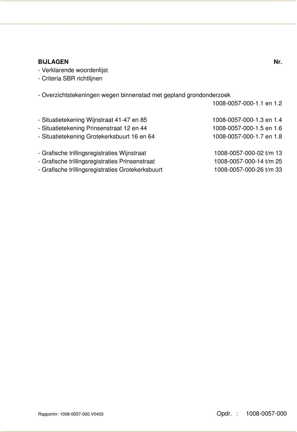 3 en 1.4 - Situatietekening Prinsenstraat 12 en 44 18-57-- en 1.6 - Situatietekening Grotekerksbuurt 16 en 64 18-57--1.7 en 1.