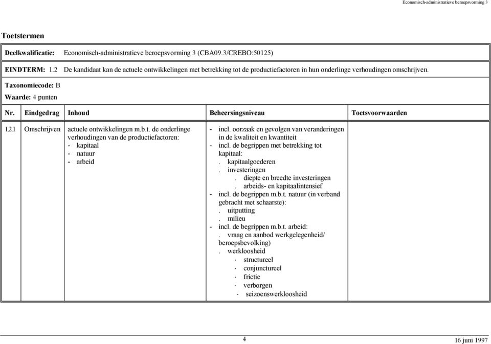 de begrippen met betrekking tot kapitaal:. kapitaalgoederen. investeringen. diepte en breedte investeringen. arbeids- en kapitaalintensief - incl. de begrippen m.b.t. natuur (in verband gebracht met schaarste):.