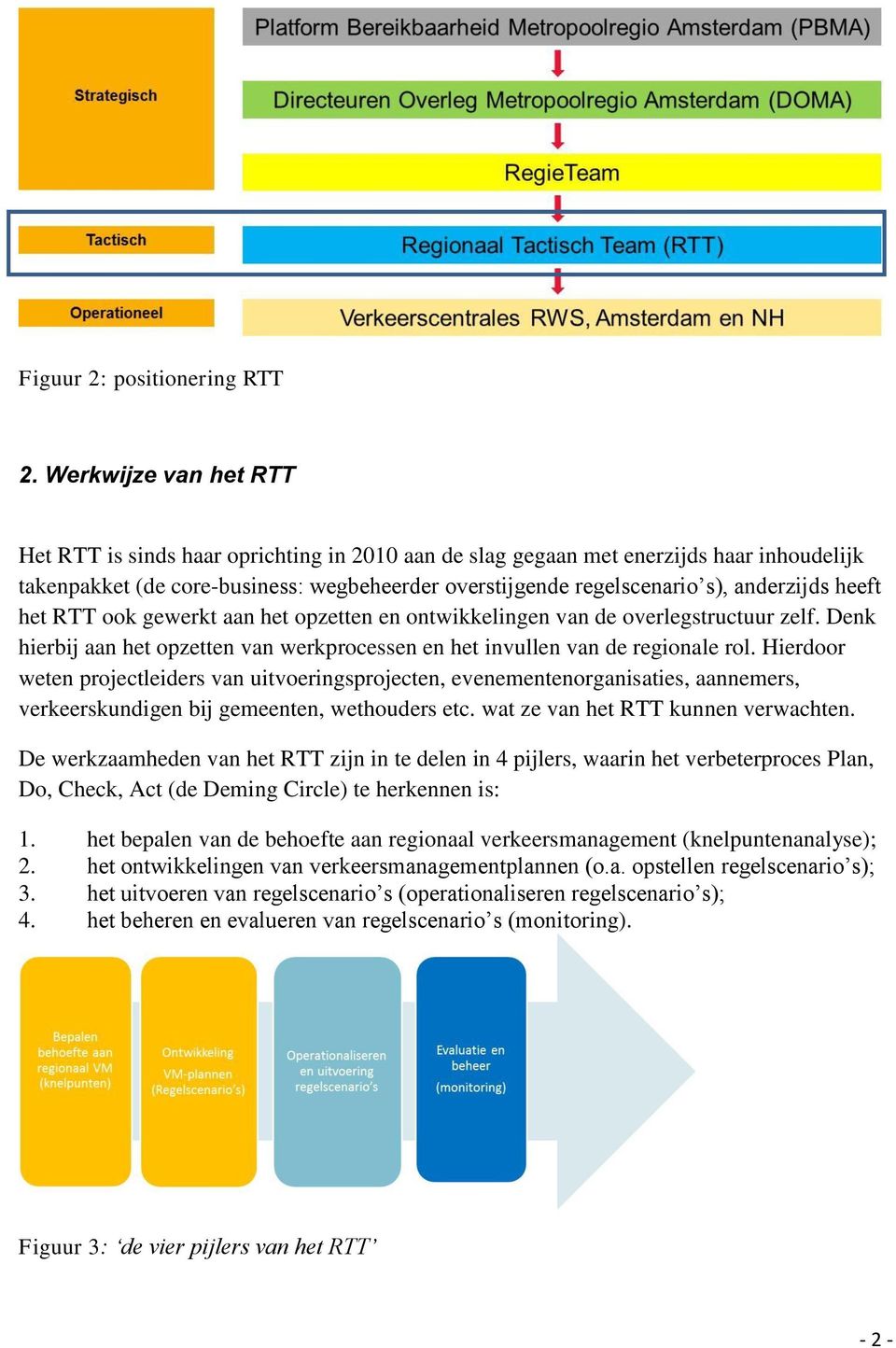 heeft het RTT ook gewerkt aan het opzetten en ontwikkelingen van de overlegstructuur zelf. Denk hierbij aan het opzetten van werkprocessen en het invullen van de regionale rol.