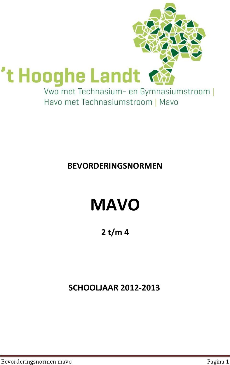 SCHOOLJAAR 2012-2013