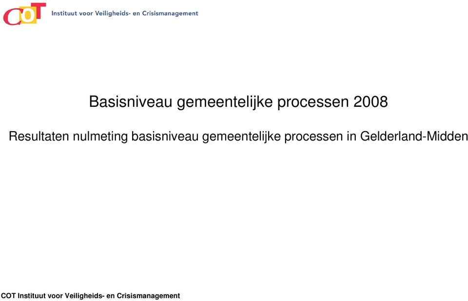 gemeentelijke processen in