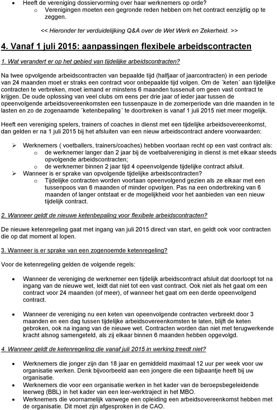 Wat verandert er op het gebied van tijdelijke arbeidscontracten?