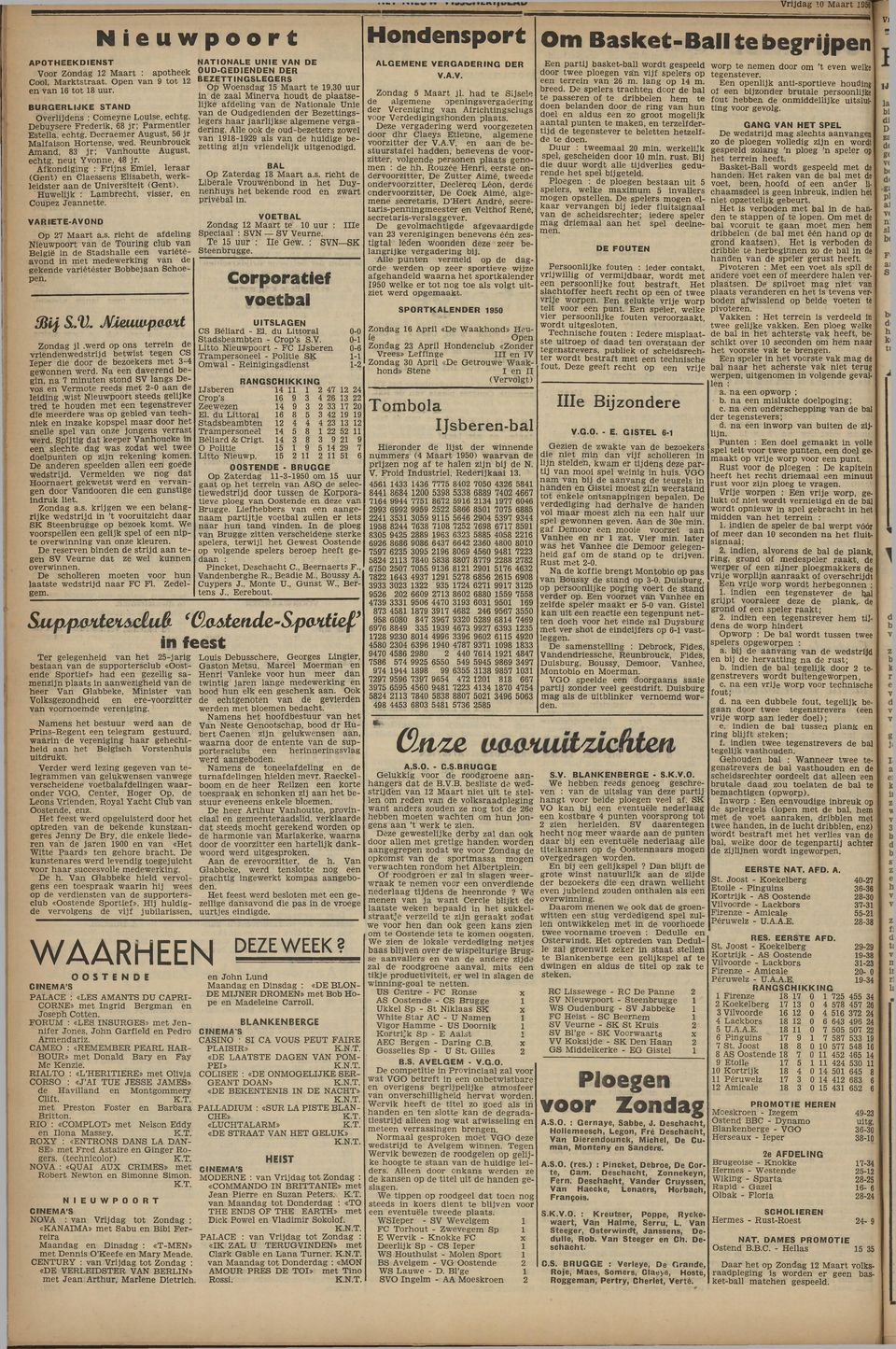 A fkondiging : F rijn s Em iel, le ra a r (G e n t) en C laessens E lisabeth, w erk- le id ste r a a n de U n iv ersiteit (G ent). H uw elijk : L am b rech t, visser, en Coupez Je a n n e tte.