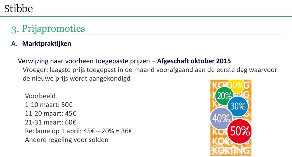 Vroeger: laagste prijs toegepast in de maand voorafgaand aan de eerste dag waarvoor