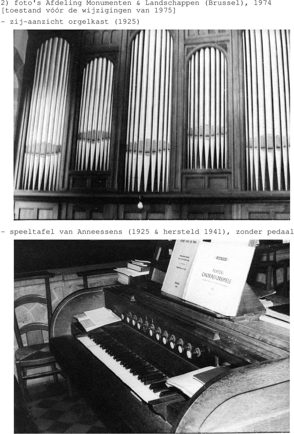 1975] - zij-aanzicht orgelkast (1925) -