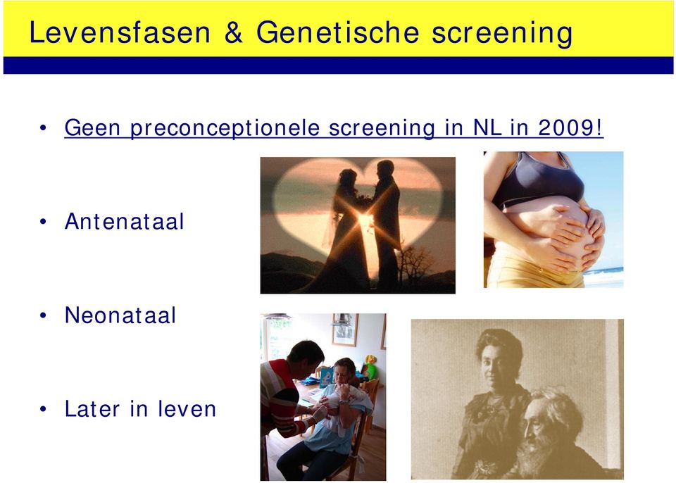 preconceptionele screening in