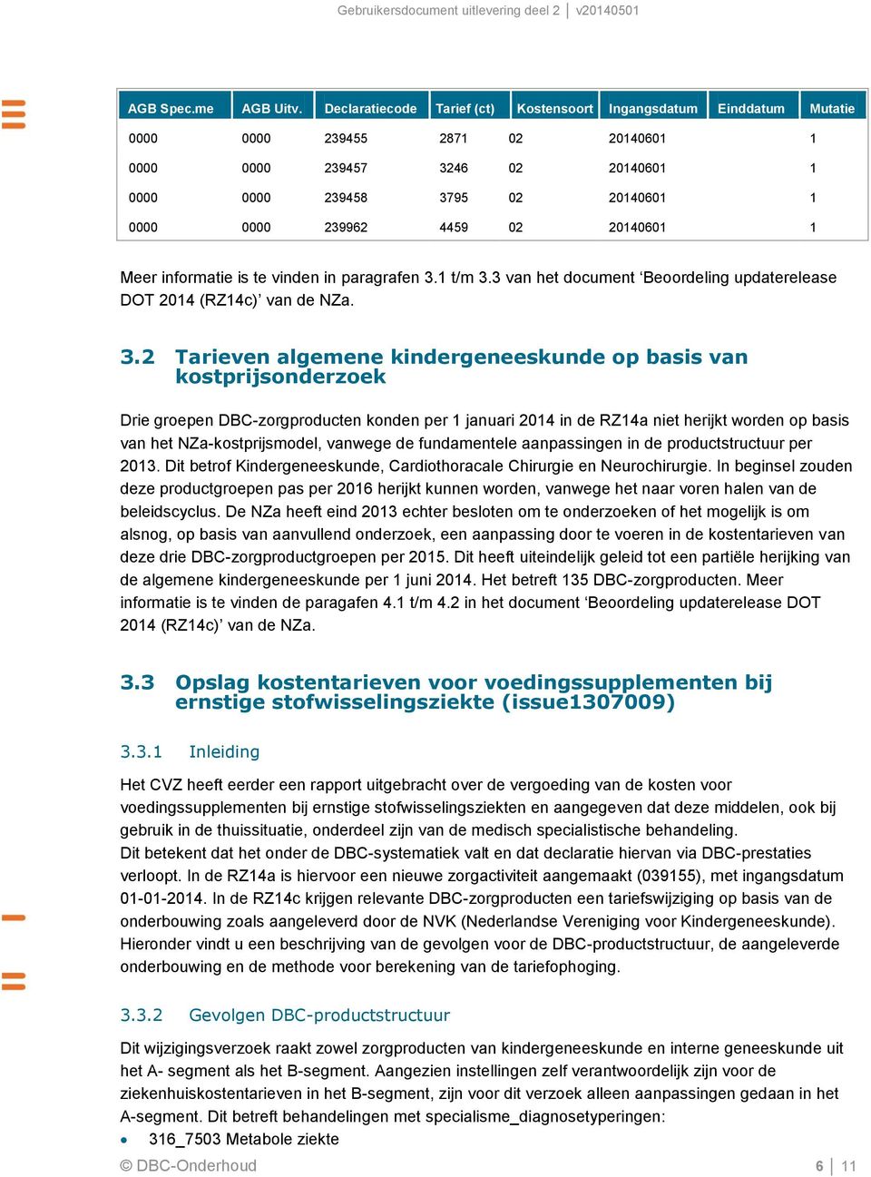 02 20140601 1 Meer informatie is te vinden in paragrafen 3.