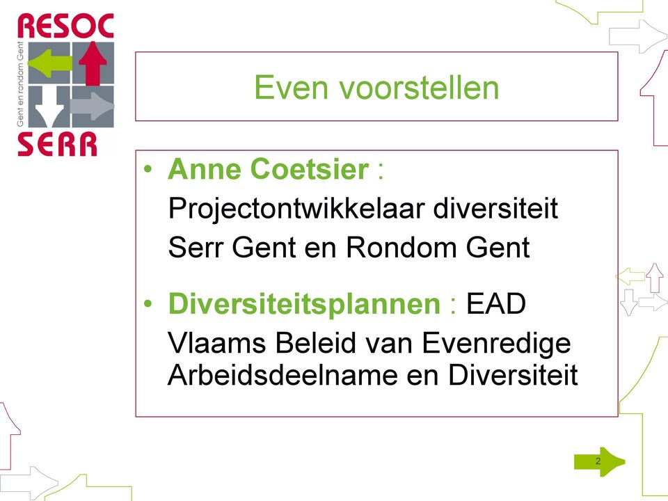 Rondom Gent Diversiteitsplannen : EAD Vlaams