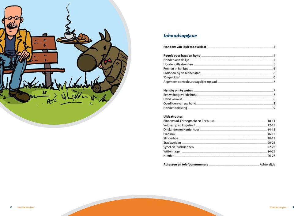 ..8 Overlijden van uw hond...8 Hondenbelasting...9 Uitlaatroutes Binnenstad, Friesegracht en Zeebuurt...10-11 Veldkamp en Engelserf...12-13 Drielanden en Harderhout.