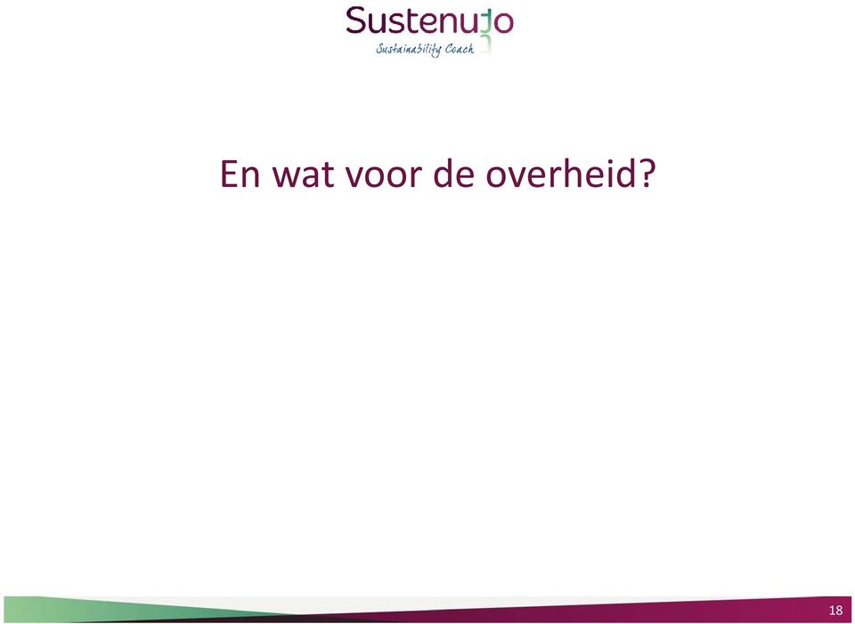 overheid?