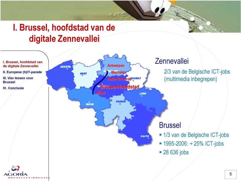 -Hoofdstad Zennevallei 2/3 van de Belgische ICT-jobs