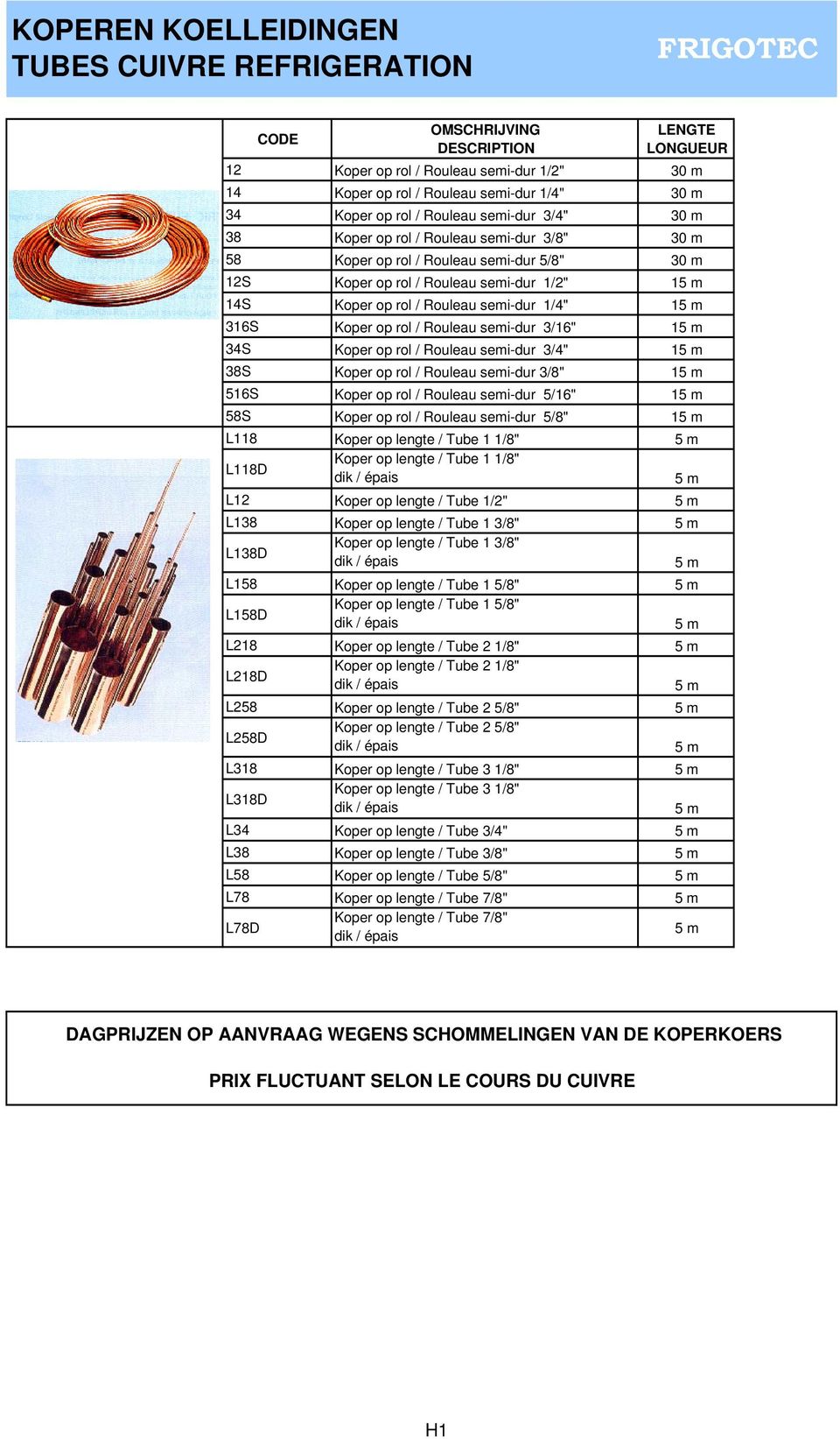 KOELLEIDINGEN EN ISOLATIE TUBES CUIVRE REFRIGERATION ET ISOLATION - PDF  Free Download