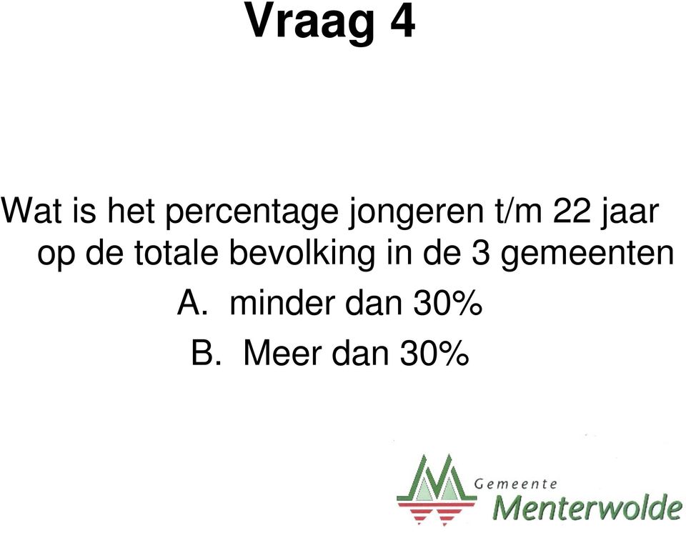 totale bevolking in de 3