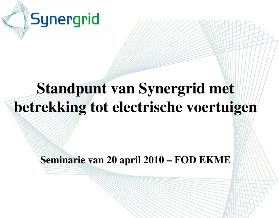 electrische voertuigen