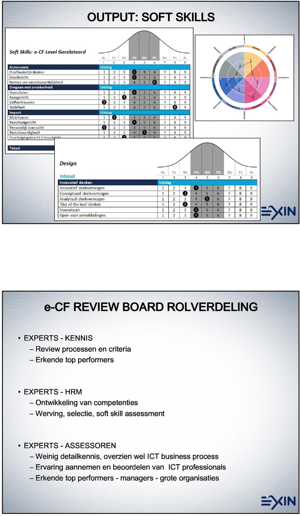 EXPERTS-ASSESSOREN soft skill assessment Weinig Ervaring Erkende detailkennis, aannemen top