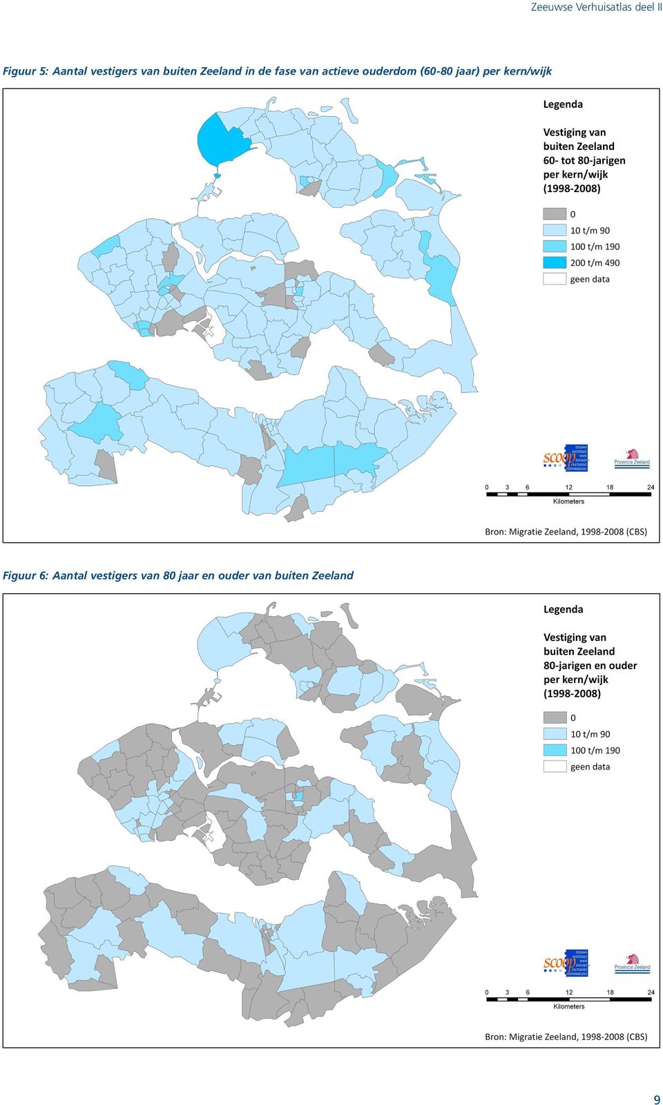 actieve ouderdom (60-80 jaar) per kern/wijk Figuur