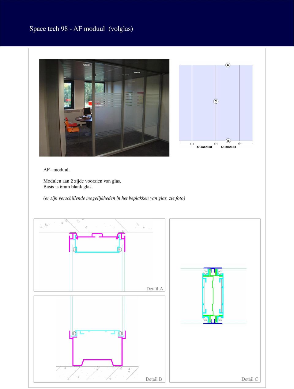 Basis is 6mm blank glas.