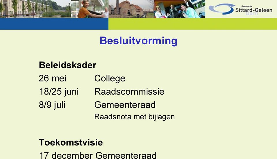 juli Gemeenteraad Raadsnota met