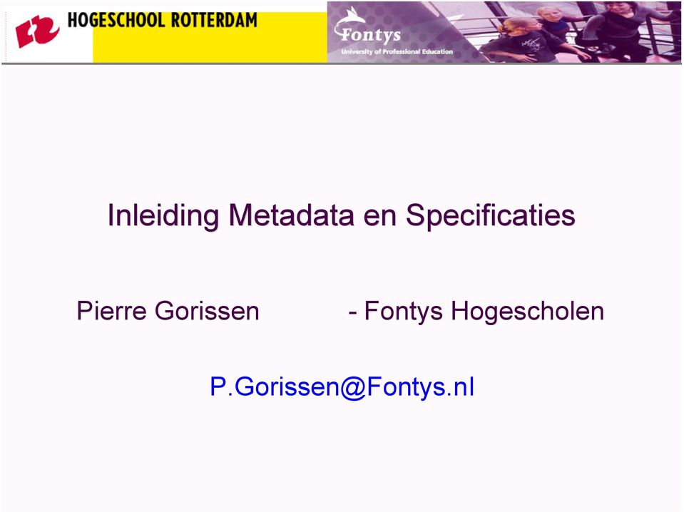 Gorissen - Fontys