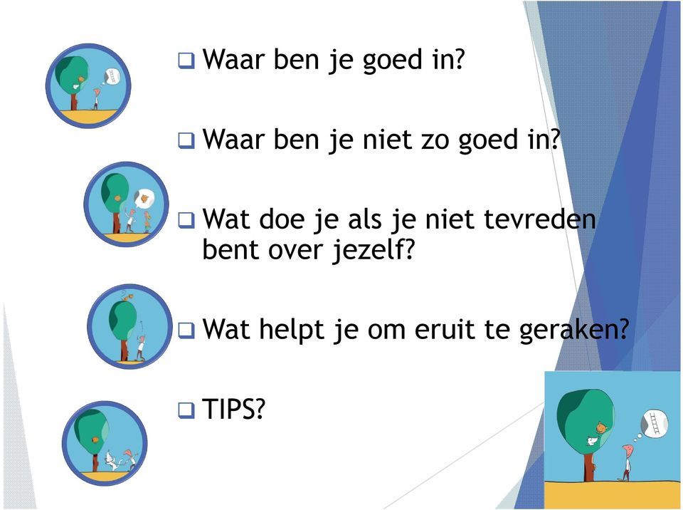 Wat doe je als je niet tevreden