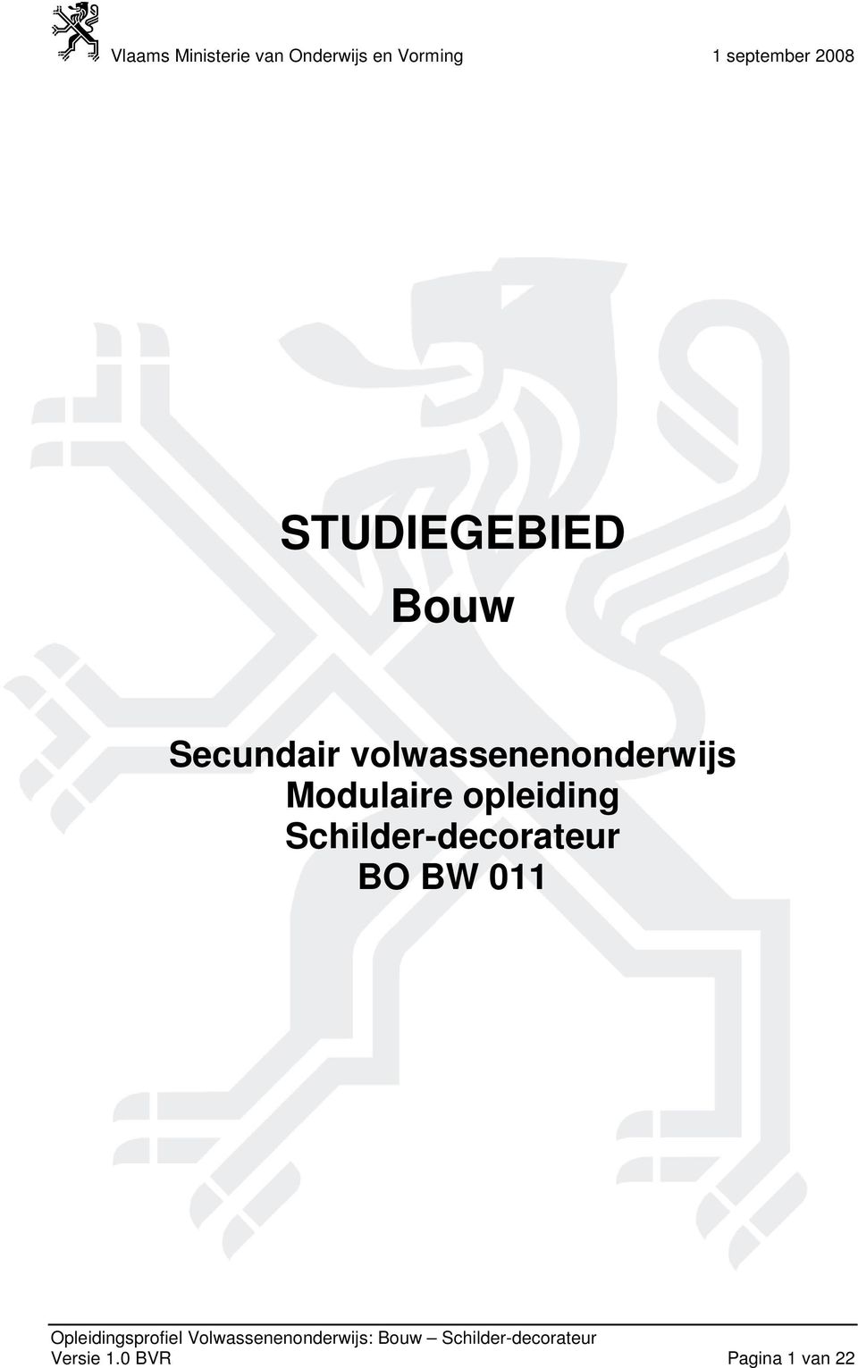 opleiding Schilder-decorateur BO