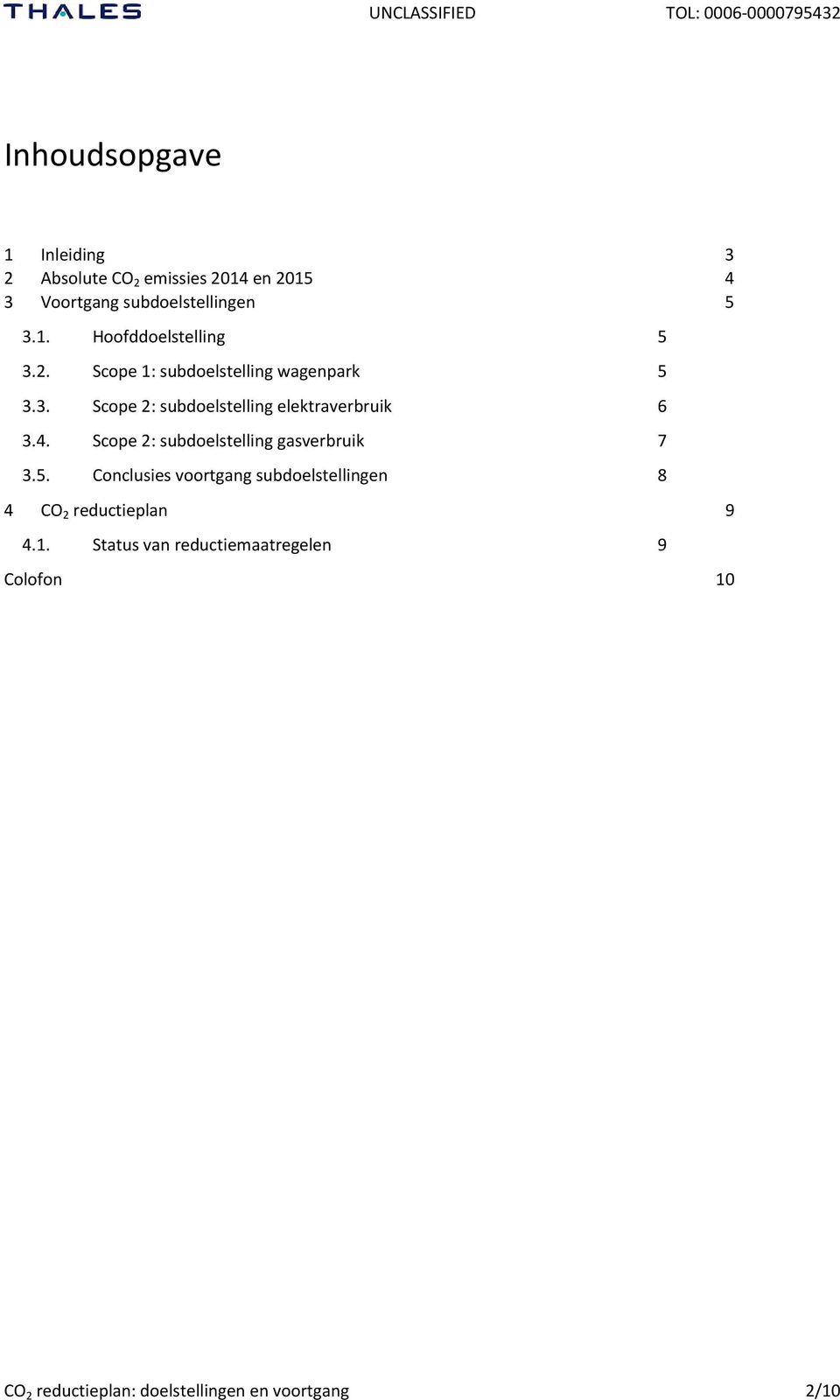 Scope 2: subdoelstelling gasverbruik 7 3.5.