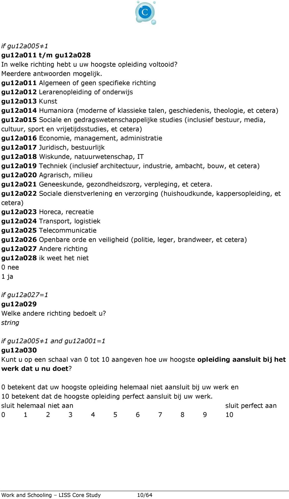 Sociale en gedragswetenschappelijke studies (inclusief bestuur, media, cultuur, sport en vrijetijdsstudies, et cetera) gu12a016 Economie, management, administratie gu12a017 Juridisch, bestuurlijk